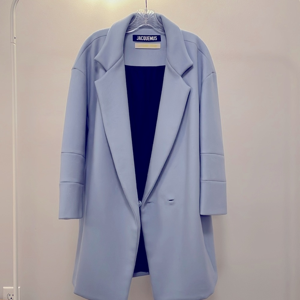 Jacquemus baby blue Wool Coat